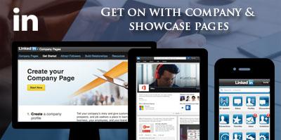 Get on with company and showcase pages